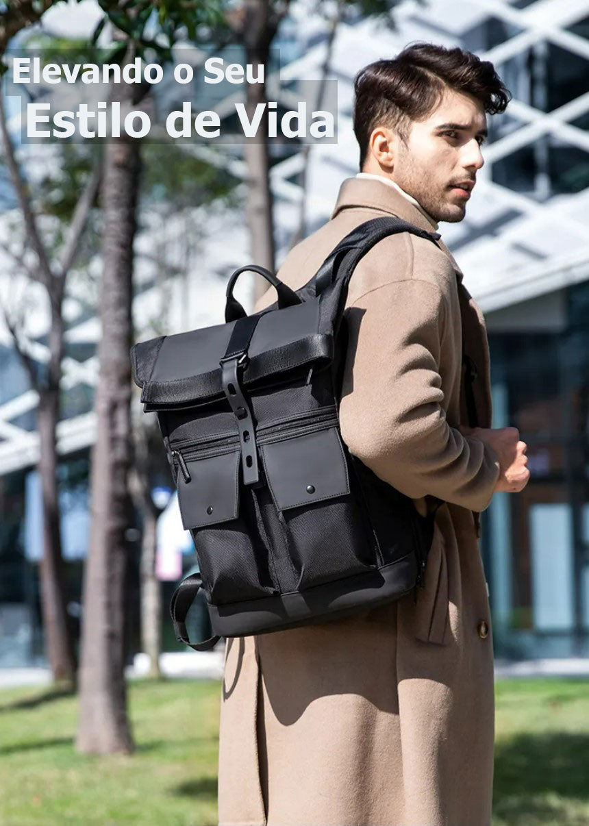 Mochila Executiva Expansível para Notebook 15.6" Modelo Onyx Edition Mark Ryden