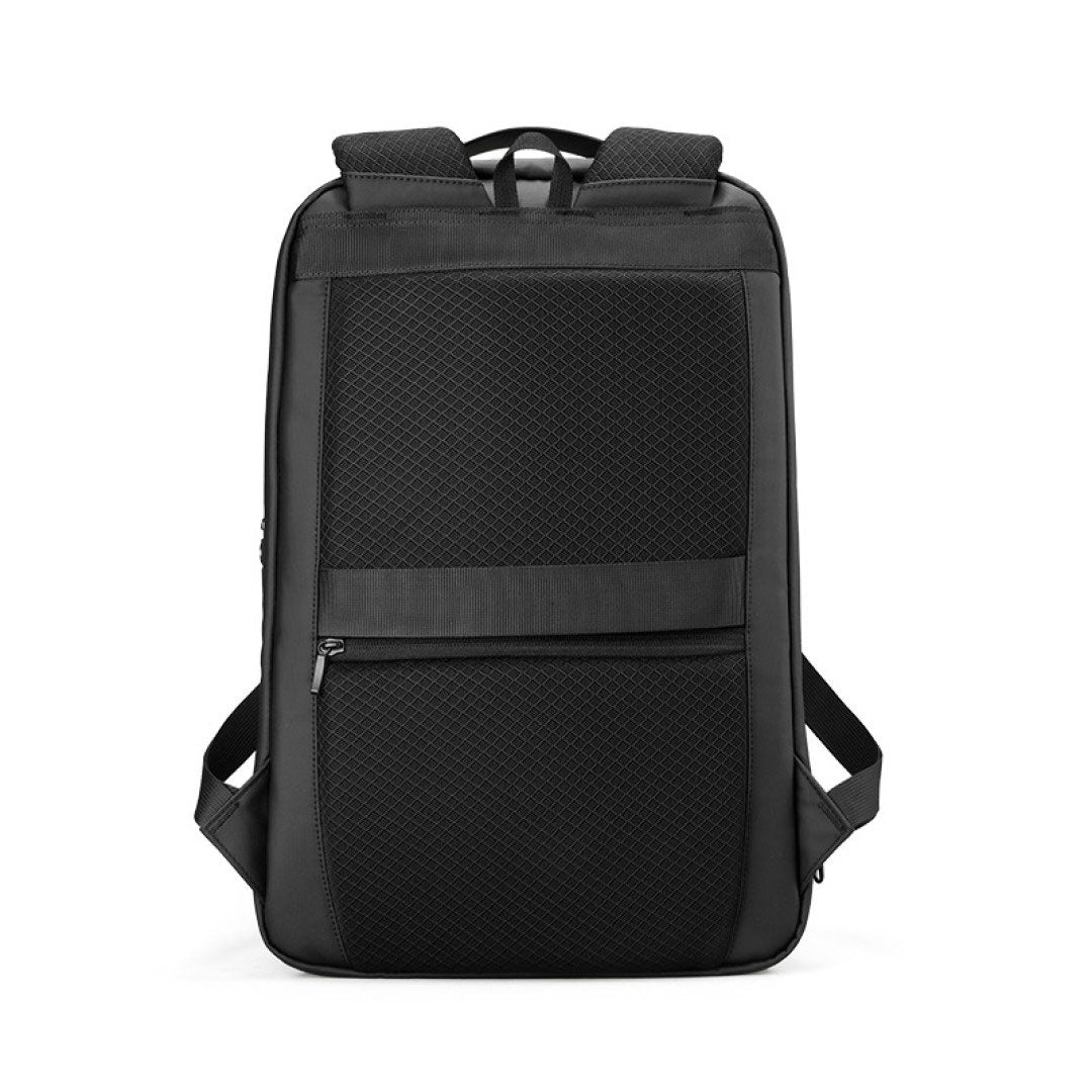 Mochila Executiva com Trava TSA À Prova d'Água p/ Notebook 15.6" Modelo City Black Mark Ryden