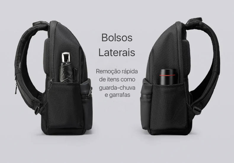 Mochila Casual Notebook 15.6' Carregamento USB Duplo Modelo Urban Explorer Pro Mark Ryden