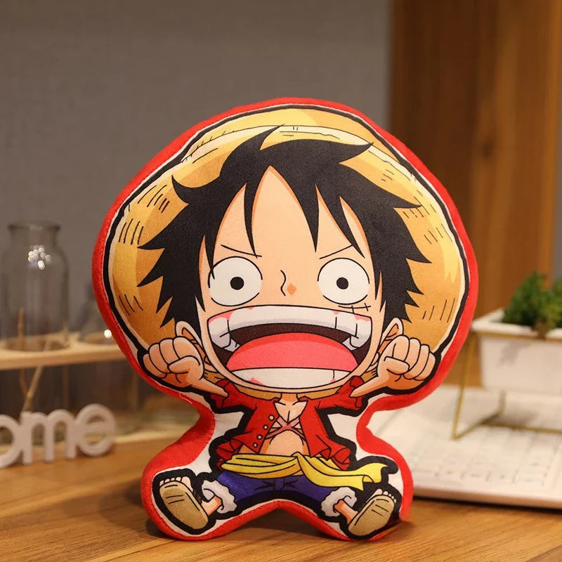 Almofada 3D Pirata Kawaii: Luffy e Amigos