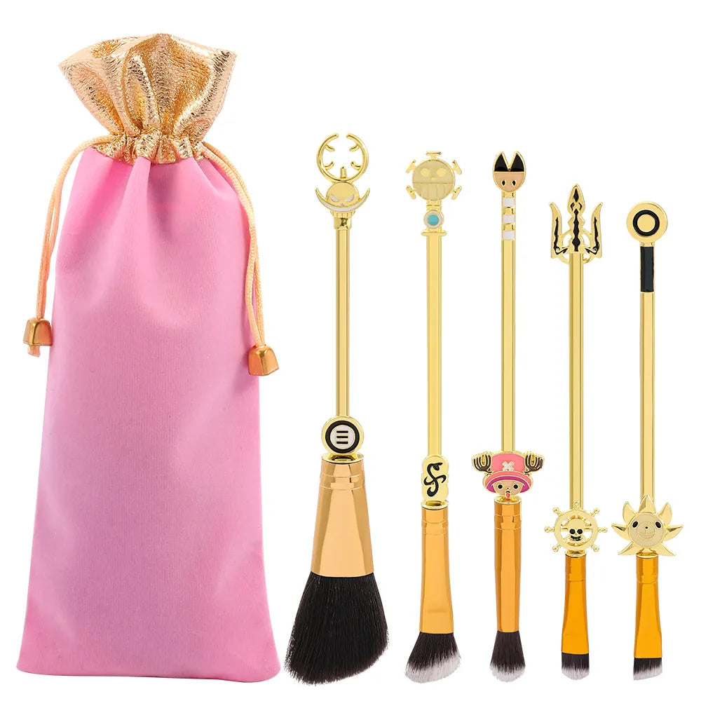 Kit Pincéis de Maquiagem, One Piece Tesouro dos Mares