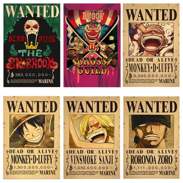 POSTERS - ONE PIECE PIRATAS PROCURADOS