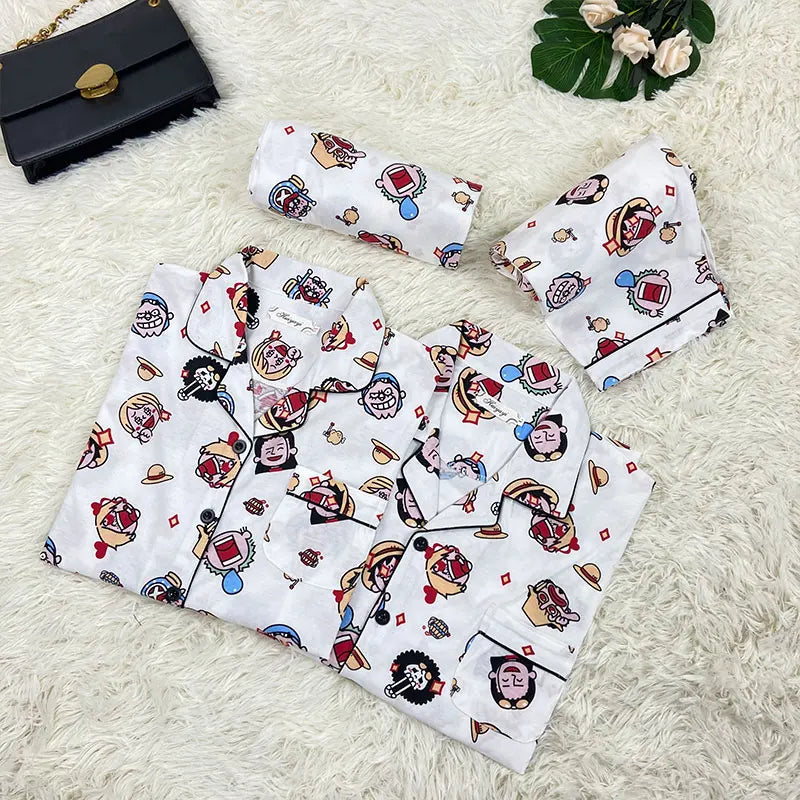 Pijama Figurinhas One Piece