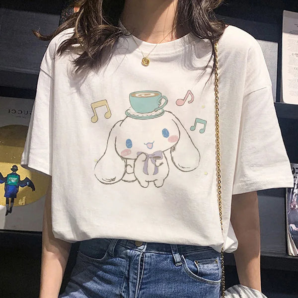 Camisa Babylook Cinnamoroll