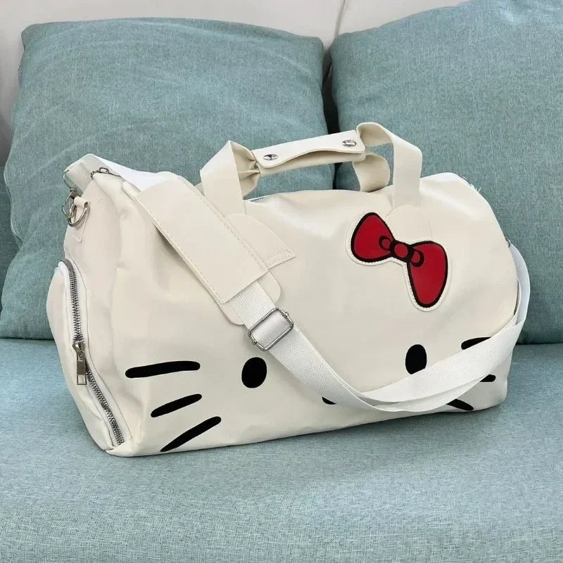 BOLSA DE VIAGEM HELLO KITTY WHITE