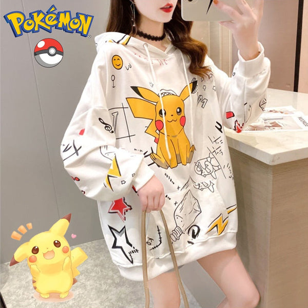 Moletom Pikachu Fofinho Oversized