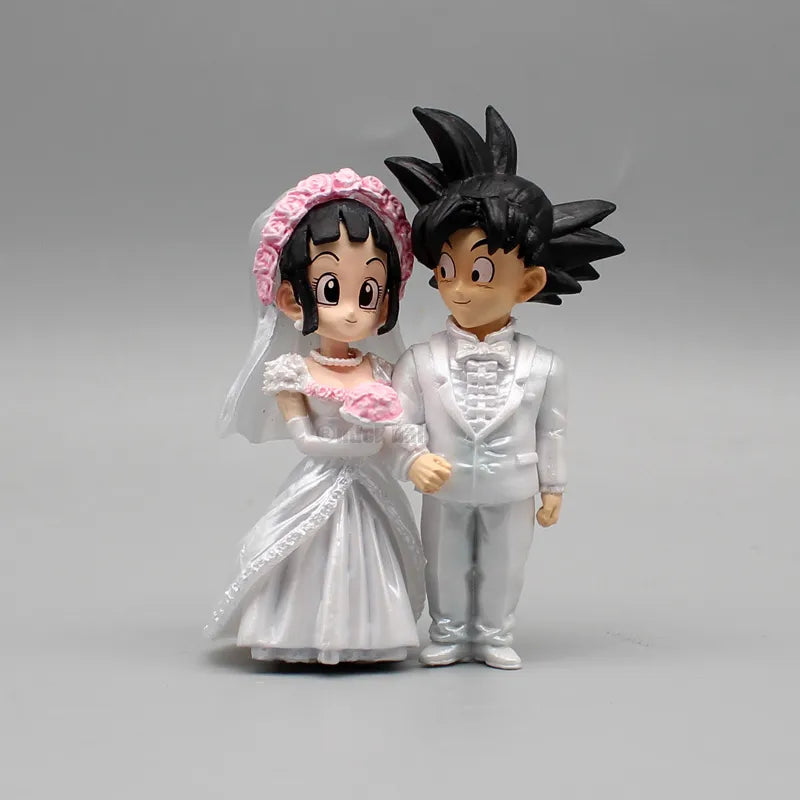 BONECOS - GOKU & CHI CHI