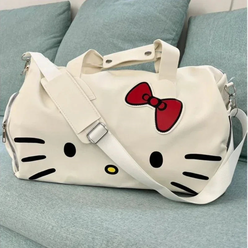 BOLSA DE VIAGEM HELLO KITTY WHITE