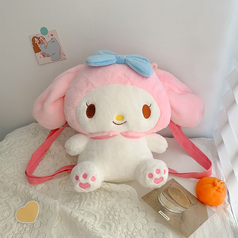 MOCHILA PELÚCIA SANRIO CINNAMOROLL