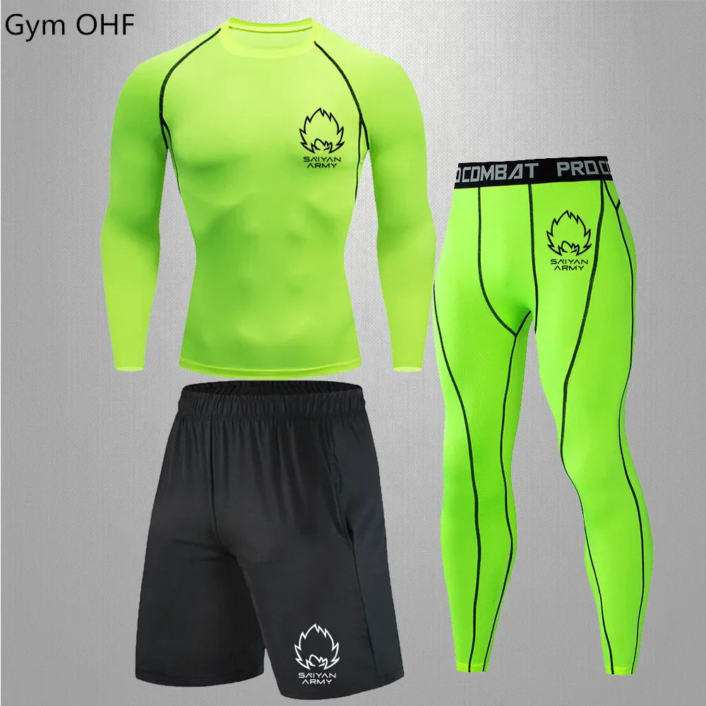 Conjunto Compressão DryFit Dragon Ball