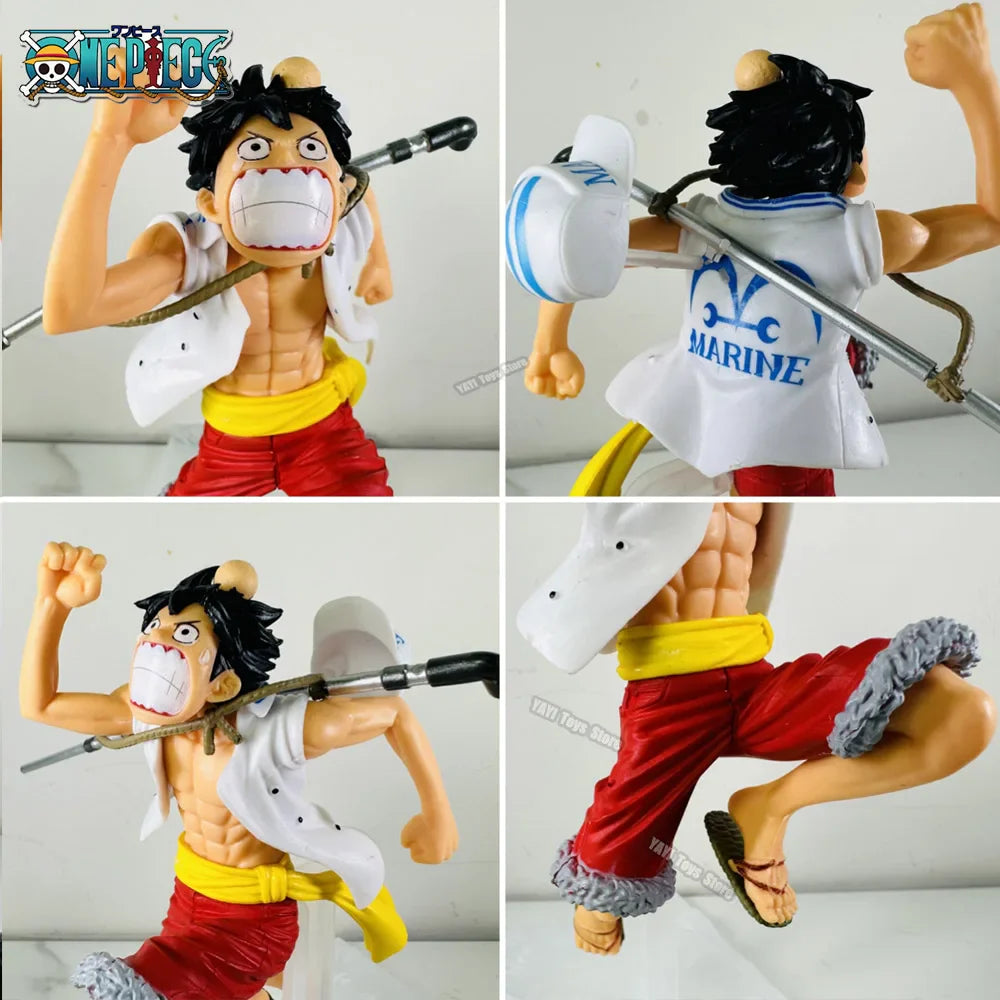 BONECOS BARBA BRANCA, SABO, ACE E LUFFY