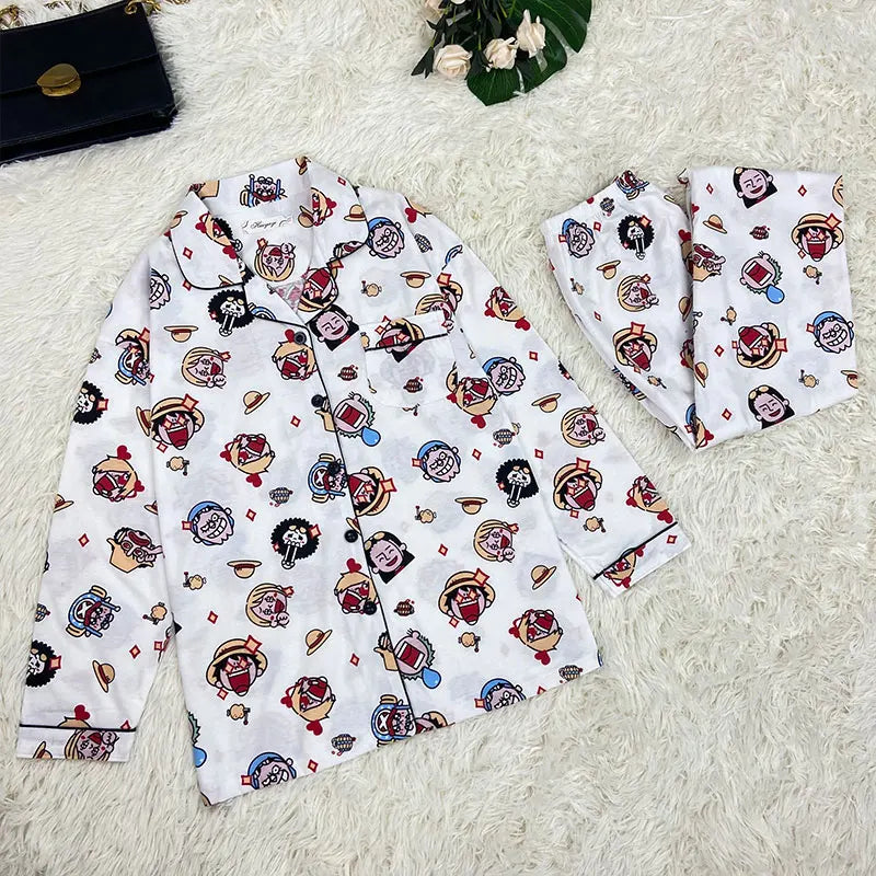 Pijama Figurinhas One Piece