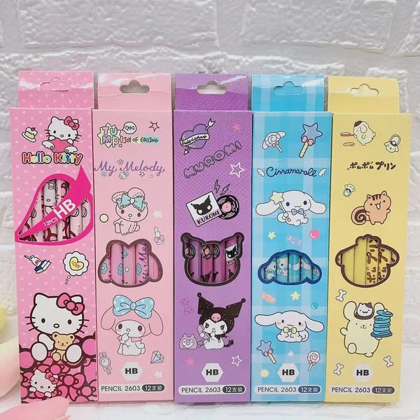 KIT LÁPIS SANRIO 60PEÇAS