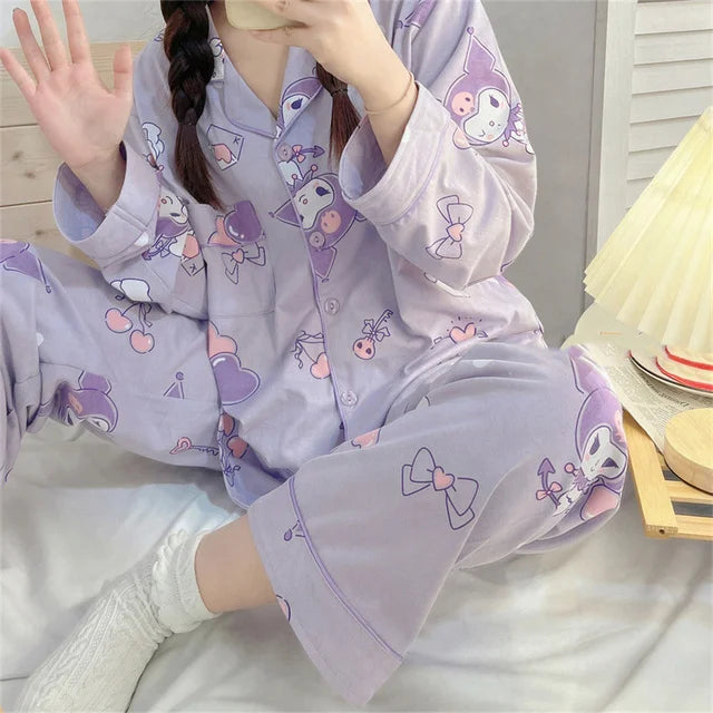 PIJAMA KUROMI TREVOSO, MANGAS LONGAS