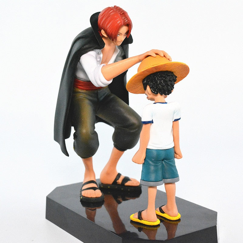 Boneco Shanks e Luffy: Amizade dos Imperadores