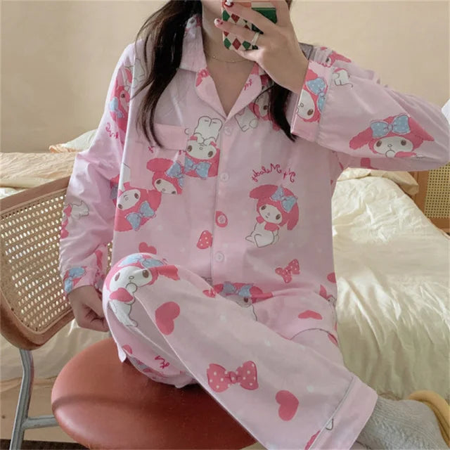 PIJAMA KUROMI TREVOSO, MANGAS LONGAS