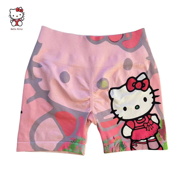 Shorts de Treino Hello Kitty Kawaii