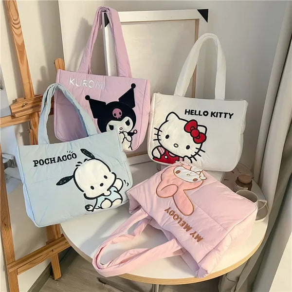 Bolsa Puffer Hello Kitty e Amigos