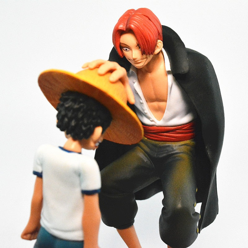 Boneco Shanks e Luffy: Amizade dos Imperadores