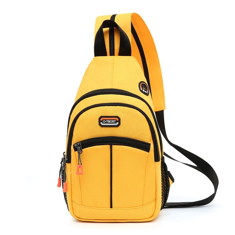 Acqua Bag - Mochila Compacta de Ombro Fashion Unissex 0365 La Capivara Amarelo (inteira) 8.1 Polegadas 