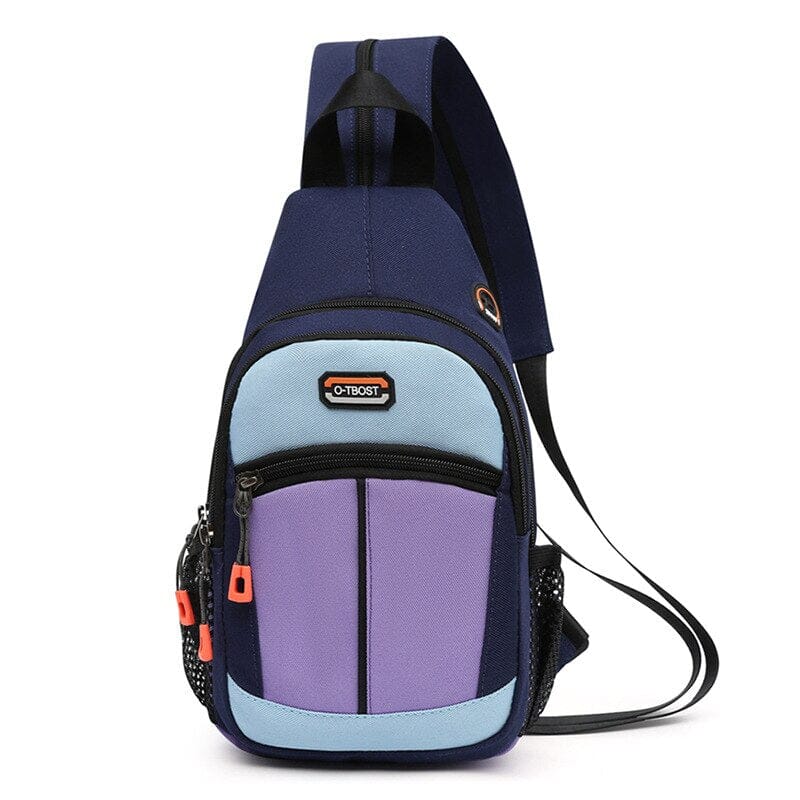 Acqua Bag - Mochila Compacta de Ombro Fashion Unissex 0365 La Capivara Azul (Mix) 8.1 Polegadas 