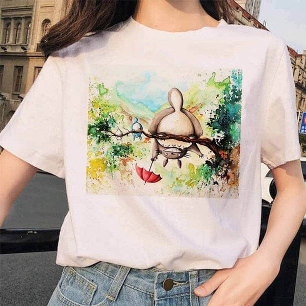 Camiseta Kawaii Aquarela T-Shirts Kawaii Side 