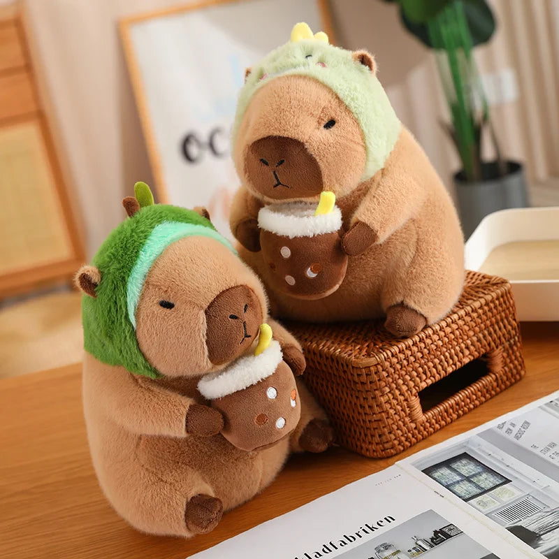 Capybara Turn Into Bread Uncorn Plush Toys Lovely Cartoon Animals Stuffed Dolls Holiday Gift Home Decor Sofa Plush Pillows GatoGeek 