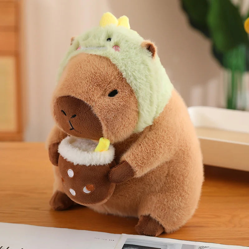 Capybara Turn Into Bread Uncorn Plush Toys Lovely Cartoon Animals Stuffed Dolls Holiday Gift Home Decor Sofa Plush Pillows GatoGeek Dinosaur 30cm 