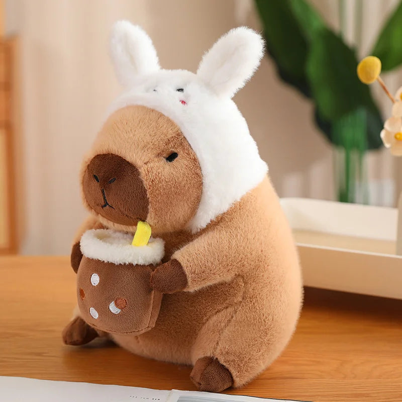 Capybara Turn Into Bread Uncorn Plush Toys Lovely Cartoon Animals Stuffed Dolls Holiday Gift Home Decor Sofa Plush Pillows GatoGeek Rabbit 30cm 