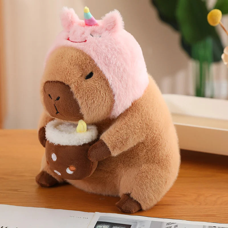 Capybara Turn Into Bread Uncorn Plush Toys Lovely Cartoon Animals Stuffed Dolls Holiday Gift Home Decor Sofa Plush Pillows GatoGeek Uncorn 30cm 