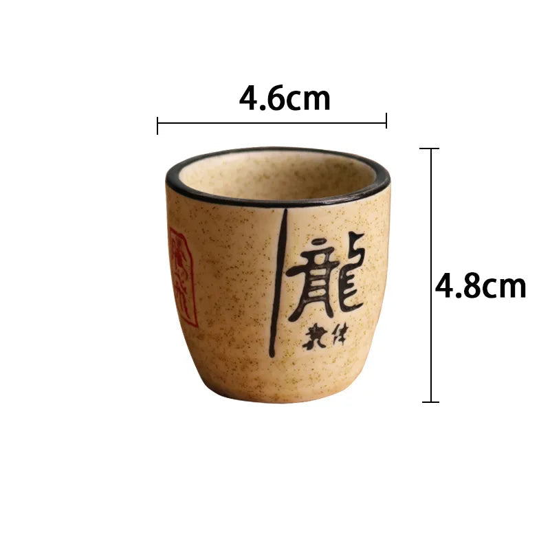 Copo de Cerâmica Estilo Japonês Copo GatoGeek C 