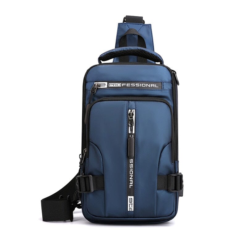 Energy Bag - Mochila Smart 3 em 1 com USB Reforçada Resistente a Agua Estilosa Casual 0294 La Capivara Azul 