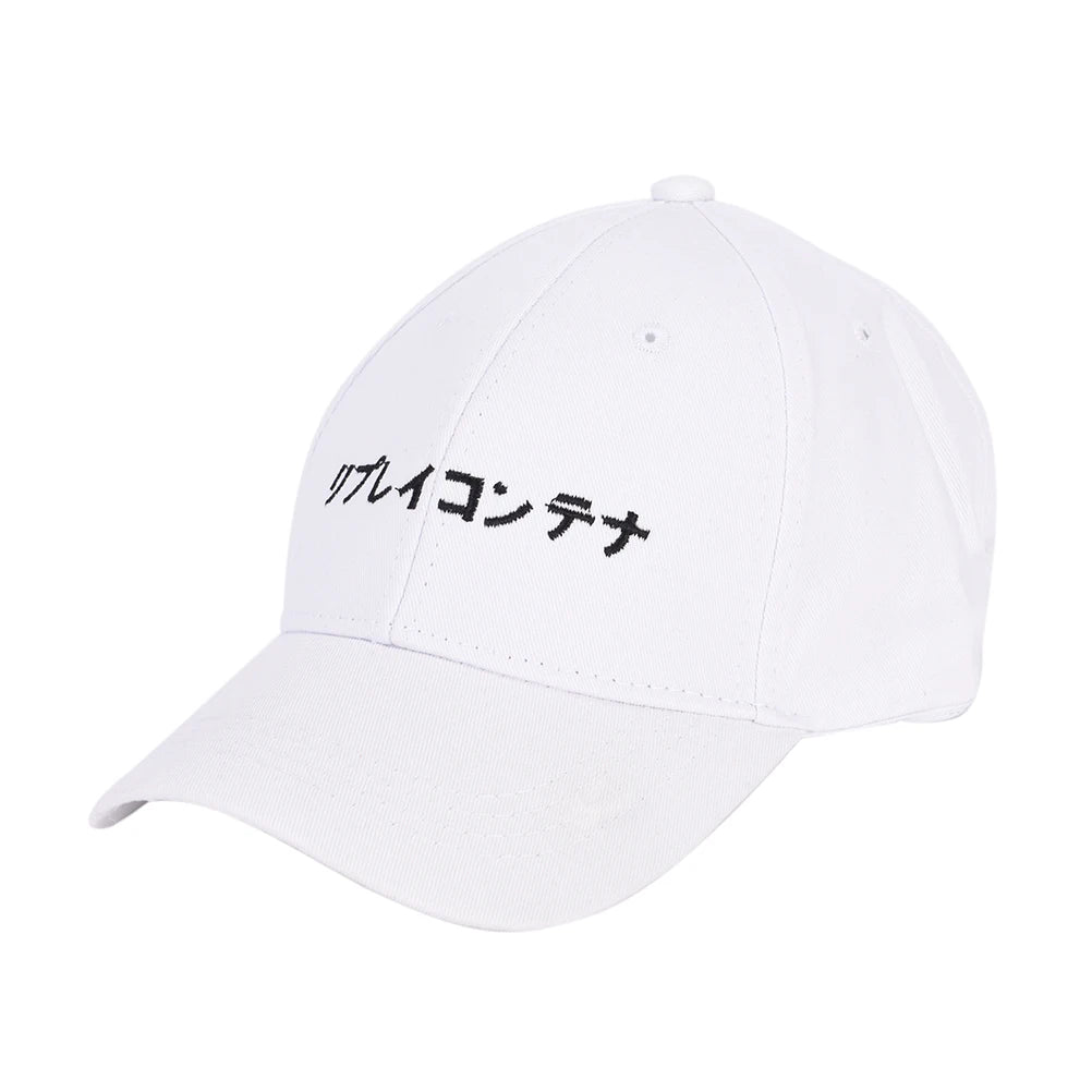 Fashion Snapback Caps Men Solid Japanese Letter Adjustable Baseball Hats For Men Women Hip Hop Baseball Cap GatoGeek 