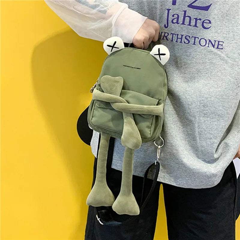 Girl Bag Tide Cartoon Cute Frog Crossbody Bags Casual Messenger Bag Chest Unisex Shoulder Women Wholesale Bolsa GatoGeek 