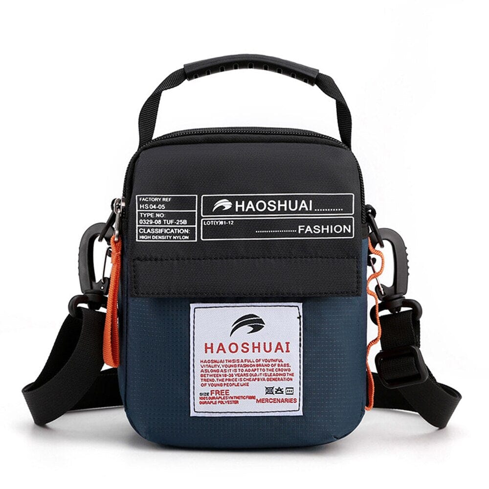 Haoshuai Mini Bag - Bolsa Transversal Estilosa Compacta 0333 La Capivara Azul Marinho 