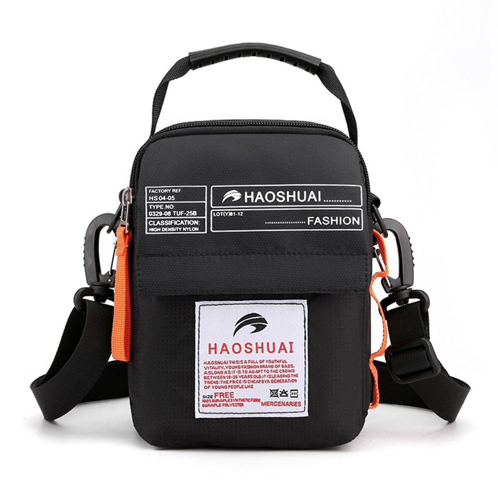 Haoshuai Mini Bag - Bolsa Transversal Estilosa Compacta 0333 La Capivara Preto 