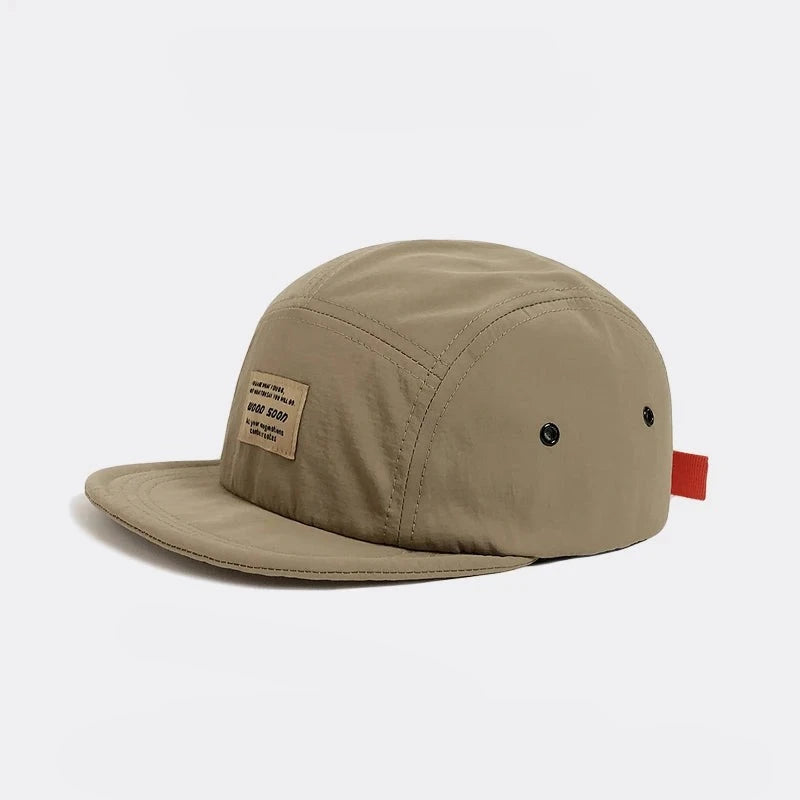 Japanese Quick-drying Breathable Short Brim Baseball Cap Men Women Face Small Soft Top Hip-hop Cap Women Soft Brim Hat GatoGeek Khaki 55-58cm 