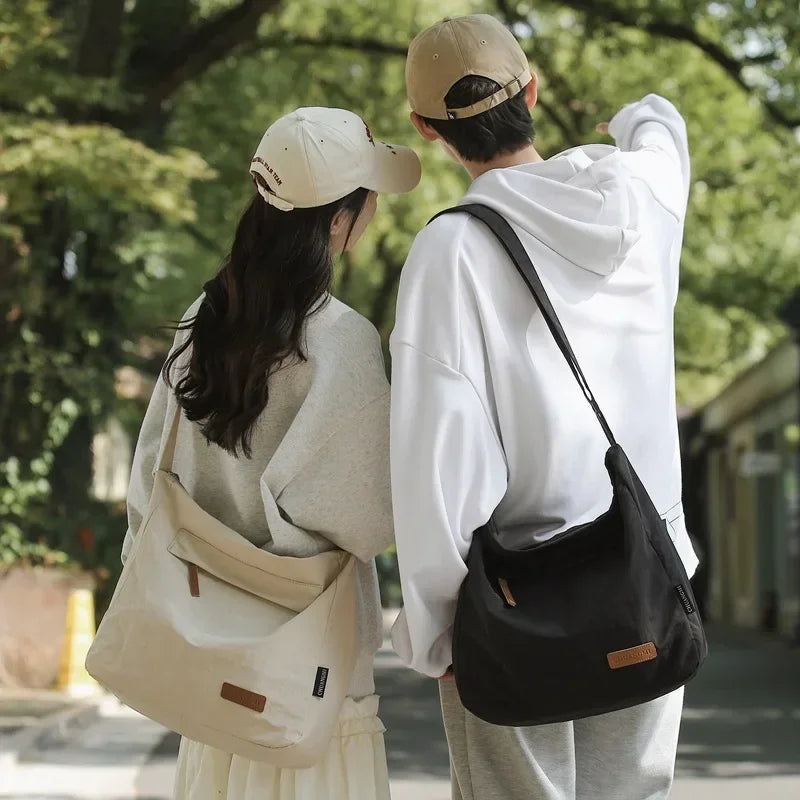 Japanese Women Men Shoulder Crossbody Bag Large Canvas Messenger Bags for Student 2024 Brand Book Bags Female Handbag Satchels GatoGeek 