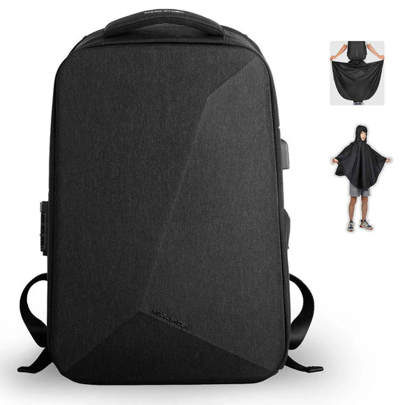 Mochila Para Notebook 15.6 Cadeado TSA com Capa de Chuva Modelo Diamond 1.0 Rain Mark Ryden