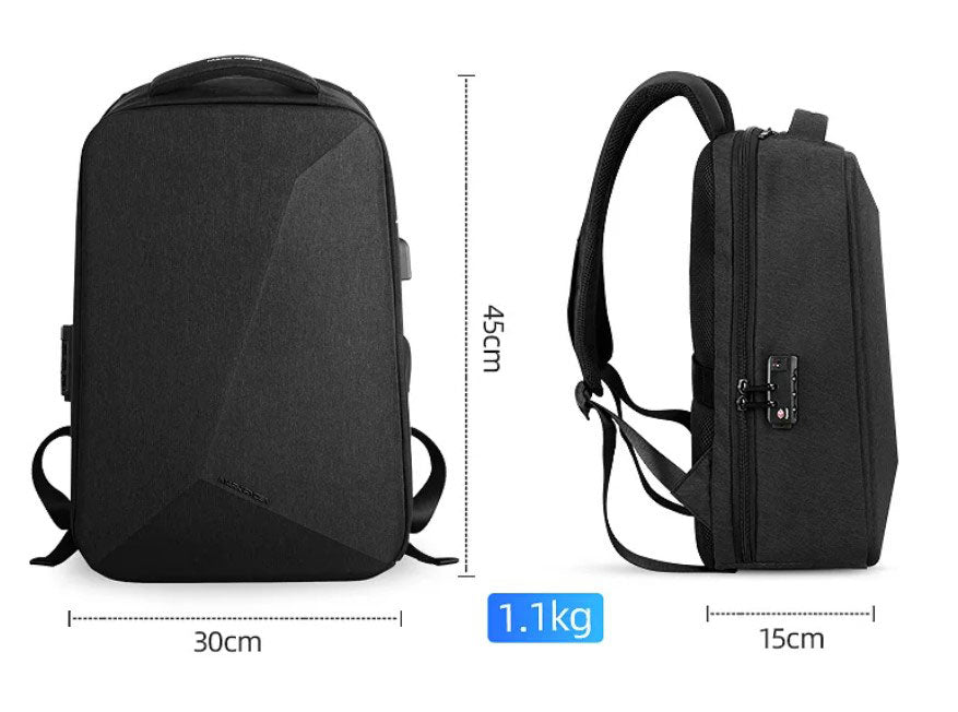 Mochila Executiva Notebook 15.6" Cadeado TSA Modelo Diamond 1.0 Mark Ryden