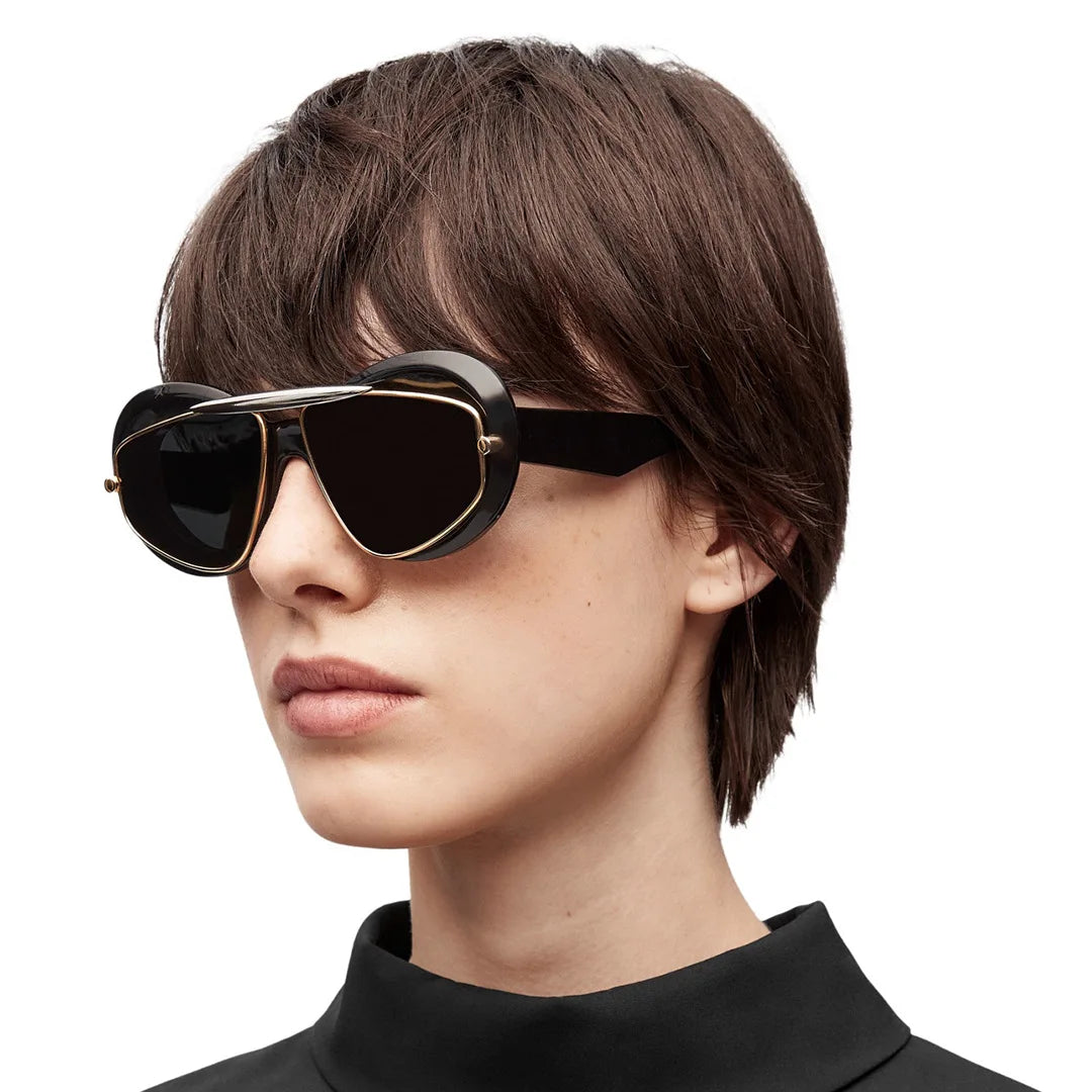 NEW Punk Oval Sunglasses 2000'S Women Men Y2K Hip Hop Luxury Brand Square Sun Glasses UV400 Unisex Shades Eyewear GatoGeek 
