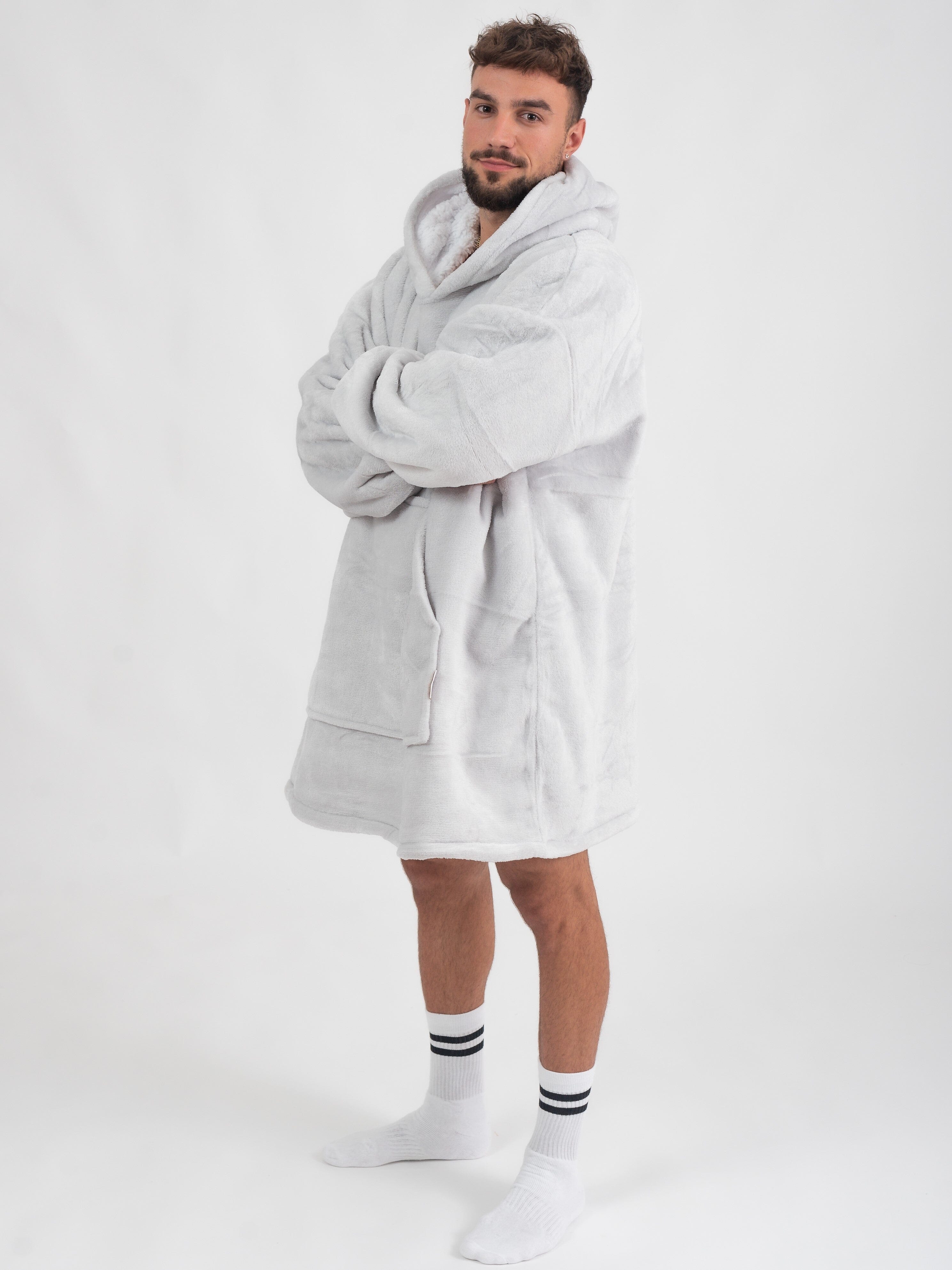 Pijama Cobertor Basic Branco GatoGeek 