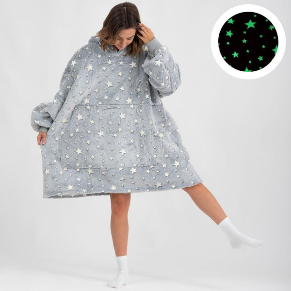 Pijama Cobertor Grey Star Fluorescente GatoGeek 