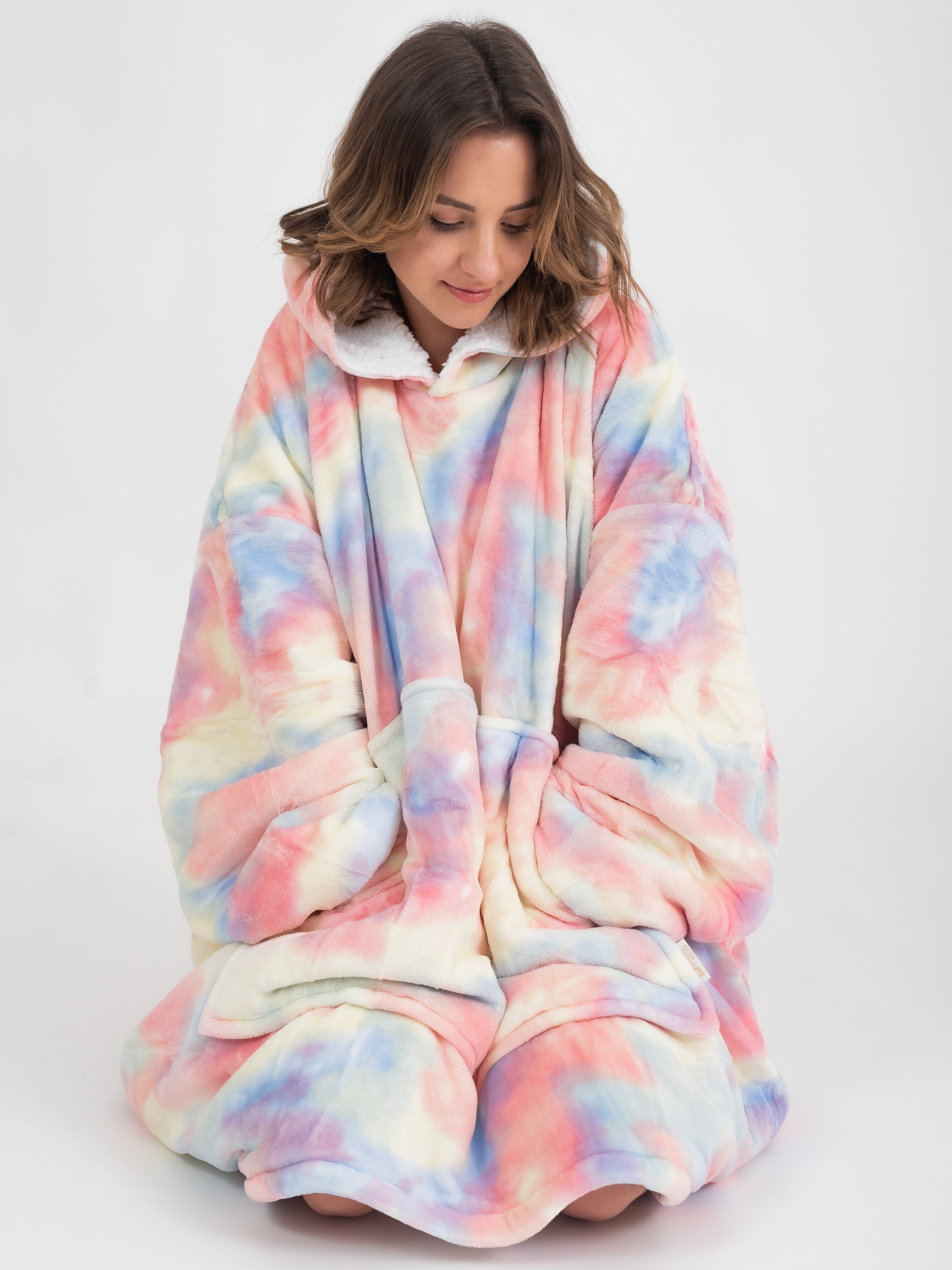 Pijama Cobertor Kawaii Rainbow GatoGeek 