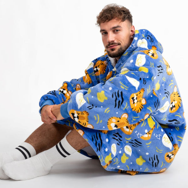 Pijama Cobertor Kawaii Tiger GatoGeek 