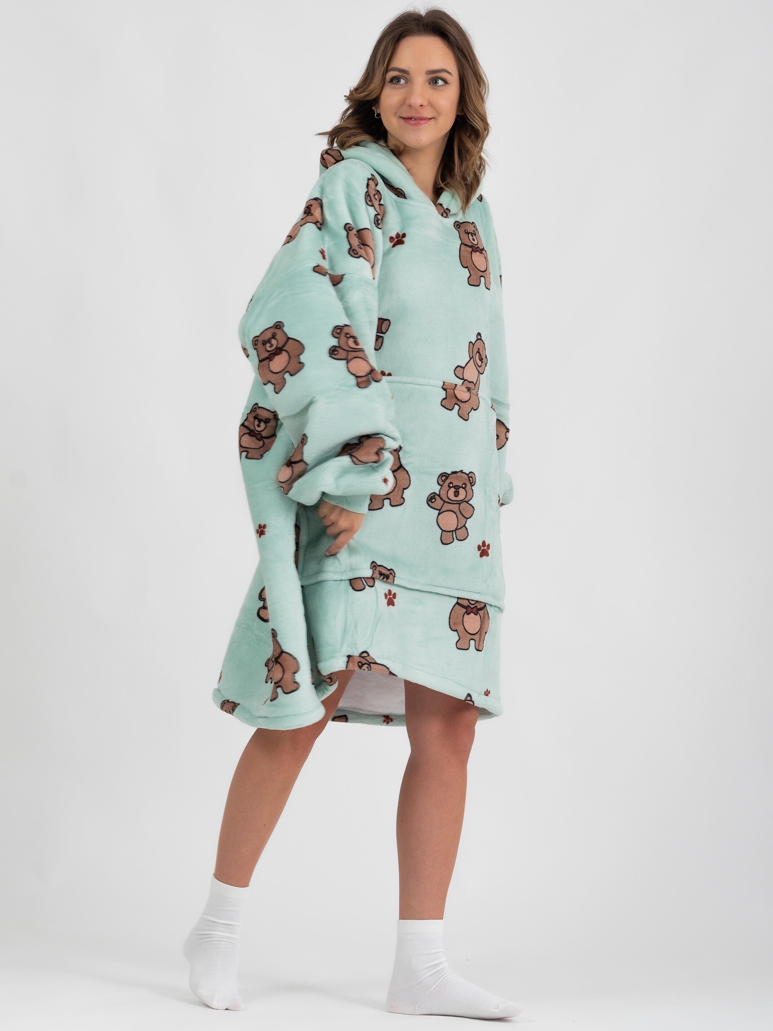 Pijama Cobertor Kawaii Ursinhos GatoGeek 