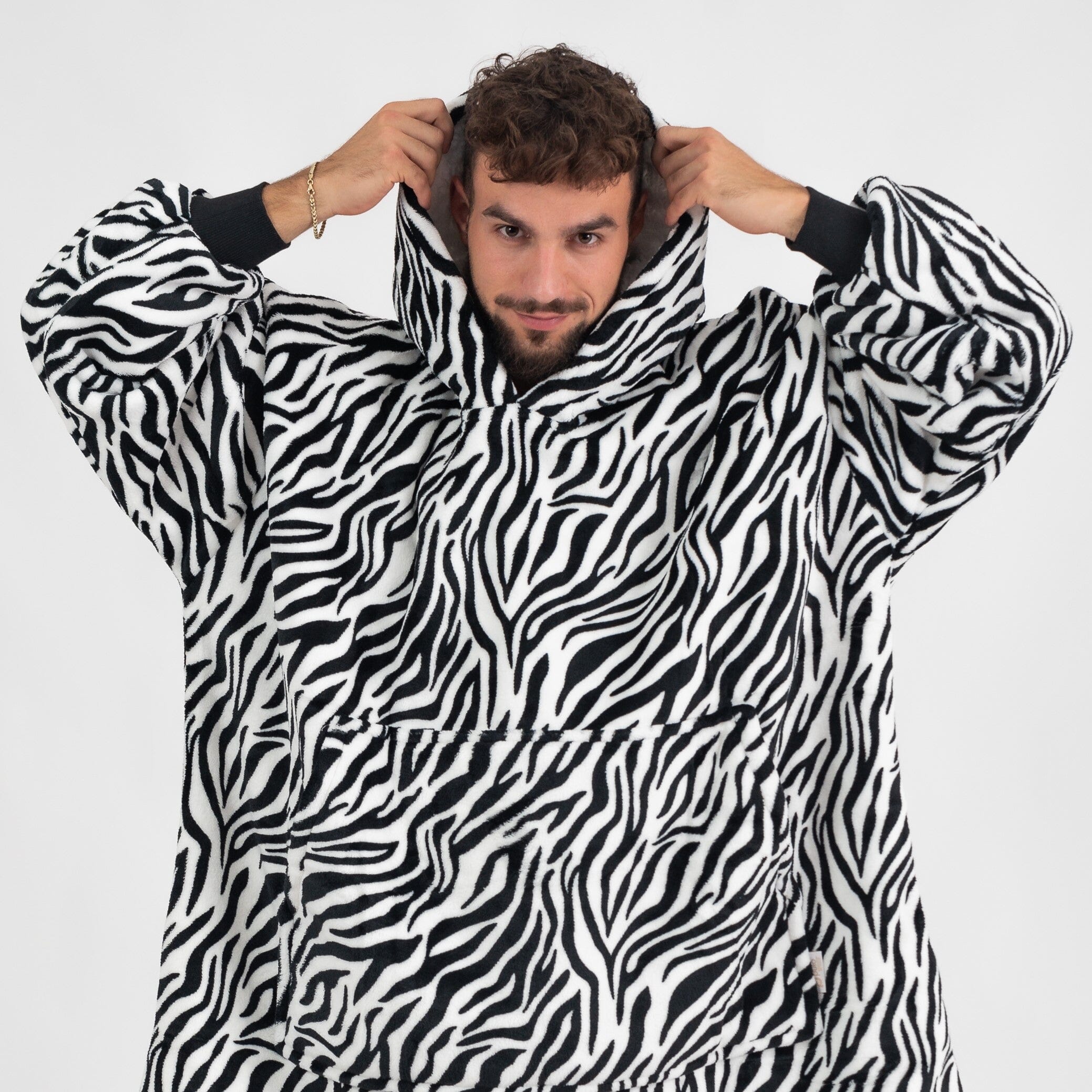 Pijama Cobertor Kawaii Zebra GatoGeek 
