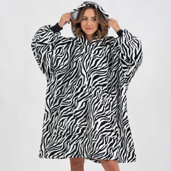 Pijama Cobertor Kawaii Zebra GatoGeek 