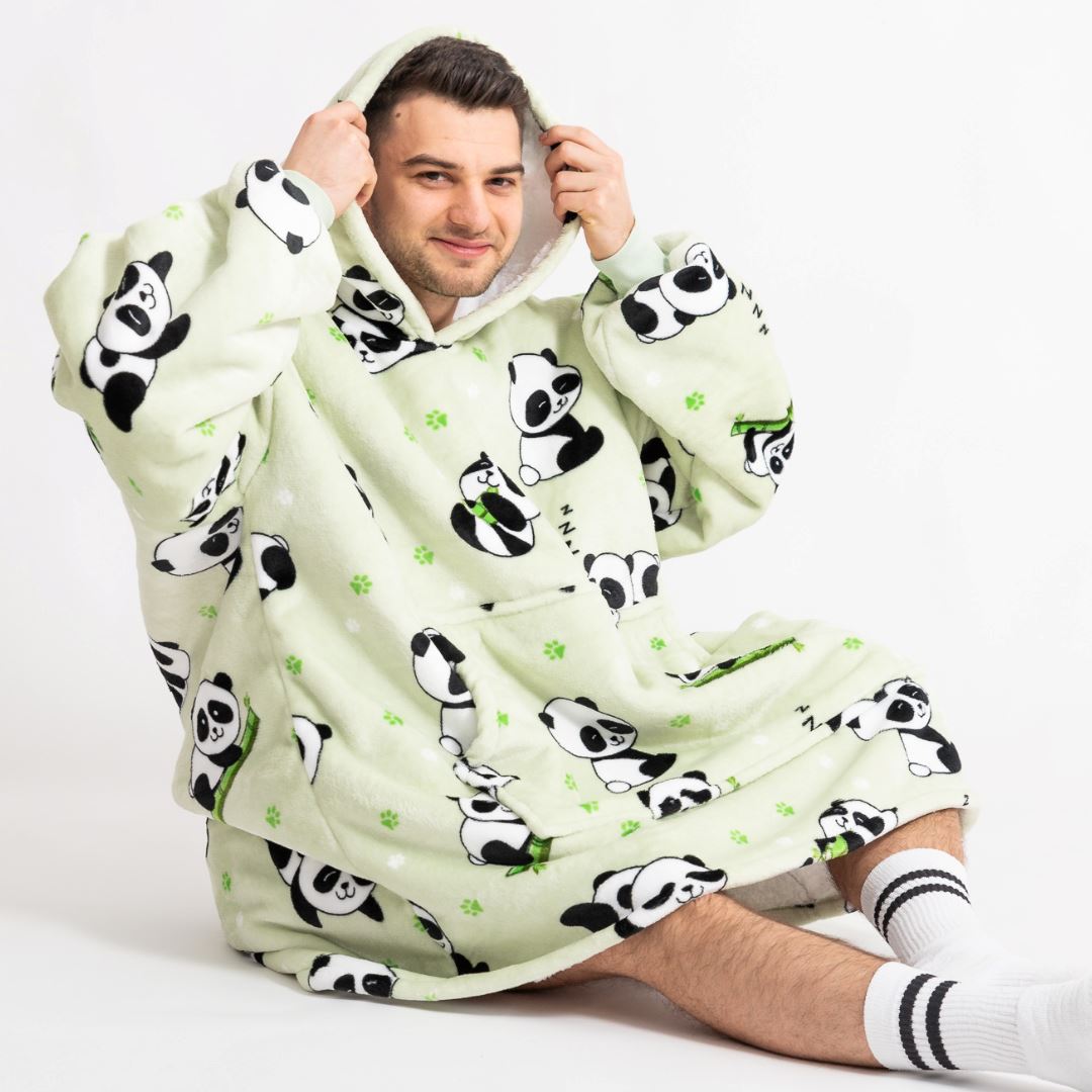 Pijama Cobertor Panda GatoGeek 