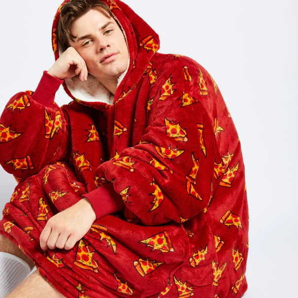 Pijama Cobertor Pizza Acessórios e vestuário GatoGeek 